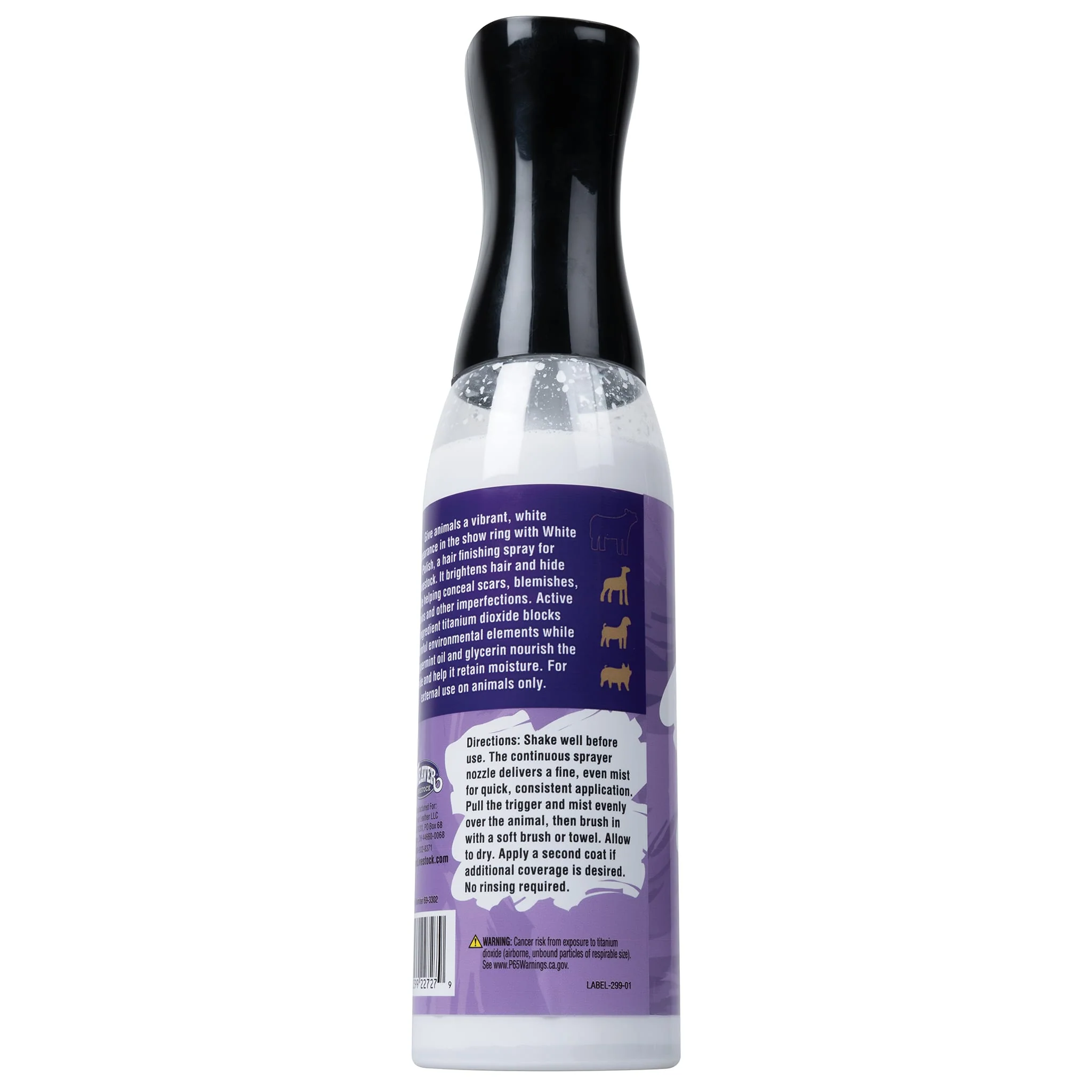 Continuous Sprayer Bottle with Sprayer - White Polish - Image 3